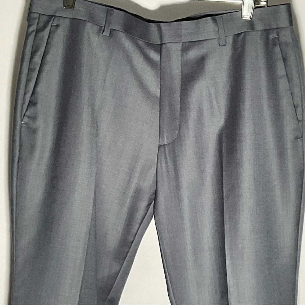 $298 J Crew Thompson Lightweight Wool Suit Pants Navy W34 L32 Tailored DressNWT